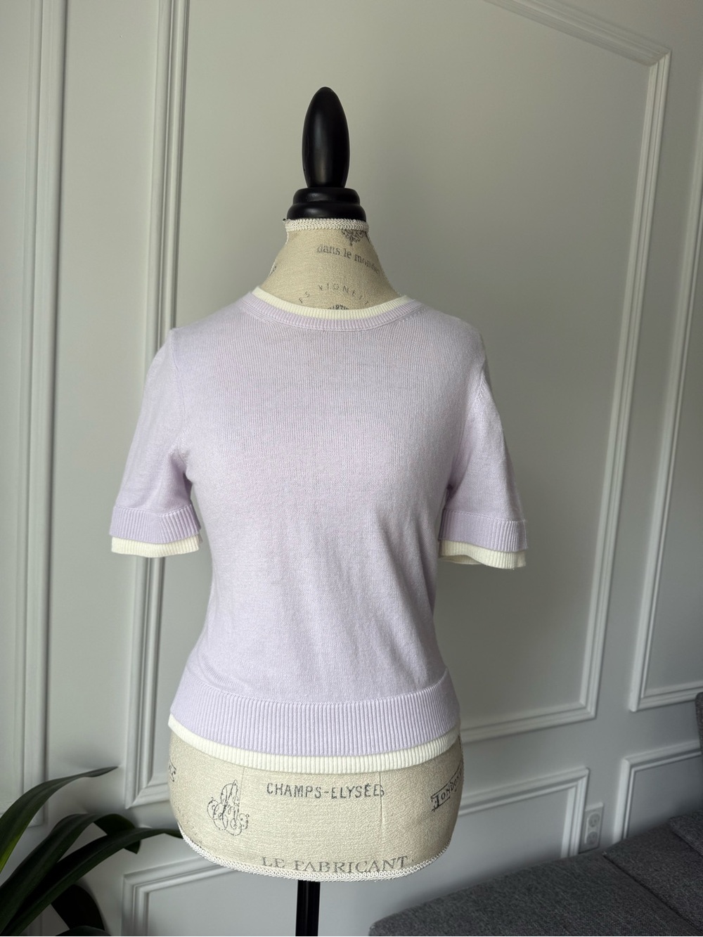 French Connection Cashmere Blend Short Sleeve Sweater